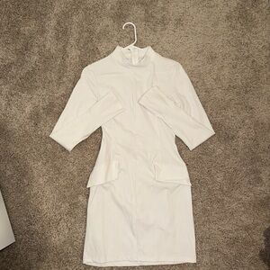 Elegant White Women's Dress